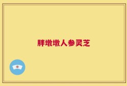 胖墩墩人参灵芝