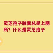 灵芝孢子胶囊总是上厕所？什么是灵芝孢子