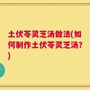 土伏苓灵芝汤做法(如何制作土伏苓灵芝汤？)