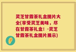 灵芝甘露茶礼盒图片大全(享受灵芝美味，尽在甘露茶礼盒！-灵芝甘露茶礼盒图片展示)