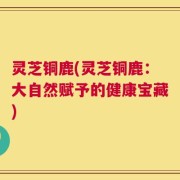 灵芝铜鹿(灵芝铜鹿：大自然赋予的健康宝藏)