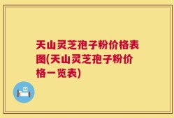 天山灵芝孢子粉价格表图(天山灵芝孢子粉价格一览表)