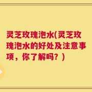 灵芝玫瑰泡水(灵芝玫瑰泡水的好处及注意事项，你了解吗？)