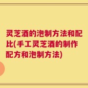 灵芝酒的泡制方法和配比(手工灵芝酒的制作配方和泡制方法)