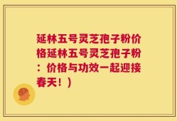 延林五号灵芝孢子粉价格延林五号灵芝孢子粉：价格与功效一起迎接春天！)