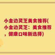 小金边灵芝美食推荐(小金边灵芝：美食推荐，健康口味新选择)