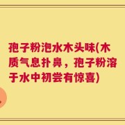 孢子粉泡水木头味(木质气息扑鼻，孢子粉溶于水中初尝有惊喜)