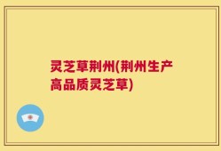灵芝草荆州(荆州生产高品质灵芝草)