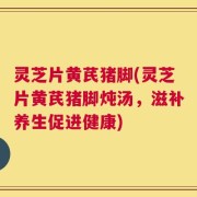灵芝片黄芪猪脚(灵芝片黄芪猪脚炖汤，滋补养生促进健康)