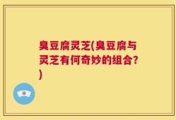 臭豆腐灵芝(臭豆腐与灵芝有何奇妙的组合？)