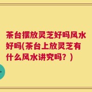 茶台摆放灵芝好吗风水好吗(茶台上放灵芝有什么风水讲究吗？)