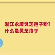淅江永康灵芝孢子粉？什么是灵芝孢子