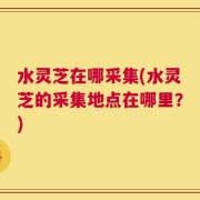 水灵芝在哪采集(水灵芝的采集地点在哪里？)