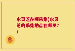 水灵芝在哪采集(水灵芝的采集地点在哪里？)