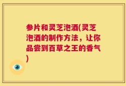 参片和灵芝泡酒(灵芝泡酒的制作方法，让你品尝到百草之王的香气)