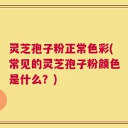 灵芝孢子粉正常色彩(常见的灵芝孢子粉颜色是什么？)