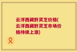 云浮西藏野灵芝价格(云浮西藏野灵芝市场价格持续上涨)