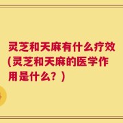 灵芝和天麻有什么疗效(灵芝和天麻的医学作用是什么？)
