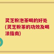 灵芝粉泡茶喝的好处 (灵芝粉茶的功效及喝法指南)