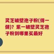 灵芝破壁孢子粉(得一健)？紫一破壁灵芝孢子粉到哪里买最好