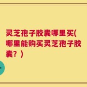 灵芝孢子胶囊哪里买(哪里能购买灵芝孢子胶囊？)