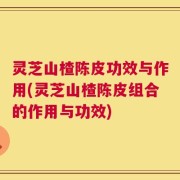 灵芝山楂陈皮功效与作用(灵芝山楂陈皮组合的作用与功效)