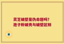 灵芝破壁是伪命题吗？孢子粉破壳与破壁区别