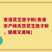 贵港灵芝孢子粉(贵港市产纯天然灵芝孢子粉，健康又美味)