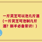 一斤灵芝可以泡几斤酒(一斤灵芝可泡制几斤酒？新手必备常识！)