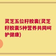 灵芝五位籽胶囊(灵芝籽胶囊5种营养共同呵护健康)