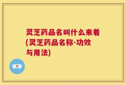 灵芝药品名叫什么来着(灵芝药品名称-功效与用法)