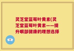 灵芝堂蓝莓叶黄素(灵芝堂蓝莓叶黄素——提升眼部健康的理想选择