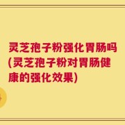 灵芝孢子粉强化胃肠吗(灵芝孢子粉对胃肠健康的强化效果)