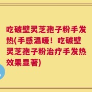 吃破壁灵芝孢子粉手发热(手感温暖！吃破壁灵芝孢子粉治疗手发热效果显著)