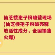 仙芝楼孢子粉破壁现场(仙芝楼孢子粉破壳释放活性成分，全国销售火爆)
