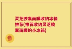 灵芝胶囊面膜收纳冰箱推荐(推荐收纳灵芝胶囊面膜的小冰箱)
