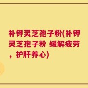补钾灵芝孢子粉(补钾灵芝孢子粉 缓解疲劳，护肝养心)