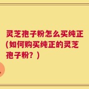 灵芝孢子粉怎么买纯正(如何购买纯正的灵芝孢子粉？)