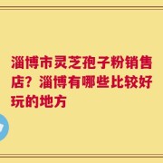 淄博市灵芝孢子粉销售店？淄博有哪些比较好玩的地方