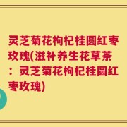 灵芝菊花枸杞桂圆红枣玫瑰(滋补养生花草茶：灵芝菊花枸杞桂圆红枣玫瑰)