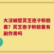 大汉破壁灵芝孢子粉胶囊？灵芝孢子粉胶囊有副作用吗