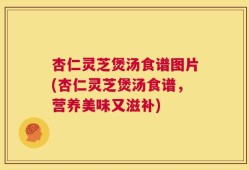杏仁灵芝煲汤食谱图片(杏仁灵芝煲汤食谱，营养美味又滋补)