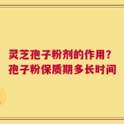 灵芝孢子粉剂的作用？孢子粉保质期多长时间