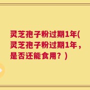 灵芝孢子粉过期1年(灵芝孢子粉过期1年，是否还能食用？)