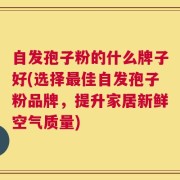 自发孢子粉的什么牌子好(选择最佳自发孢子粉品牌，提升家居新鲜空气质量)