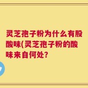 灵芝孢子粉为什么有股酸味(灵芝孢子粉的酸味来自何处？