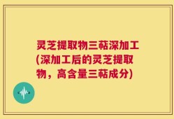 灵芝提取物三萜深加工(深加工后的灵芝提取物，高含量三萜成分)