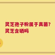 灵芝孢子粉属于真菌？灵芝含硒吗