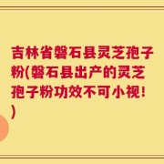 吉林省磐石县灵芝孢子粉(磐石县出产的灵芝孢子粉功效不可小视！)