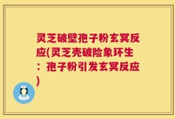 灵芝破壁孢子粉玄冥反应(灵芝壳破险象环生：孢子粉引发玄冥反应)
